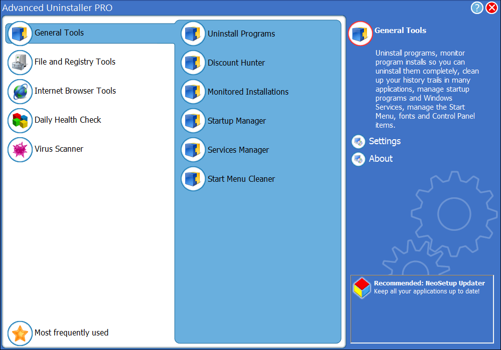 advanced uninstaller PRO screenshot